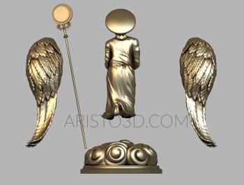 Statuette (STK_0234) 3D model for CNC machine